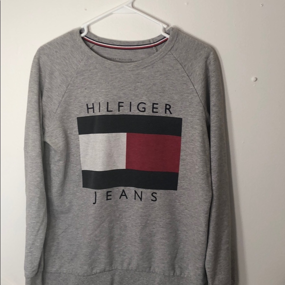 Gray Tommy Hilfiger Crewneck